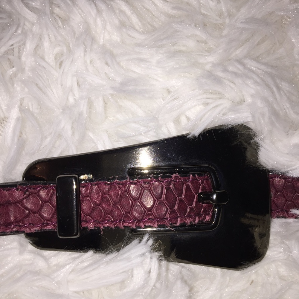 Leatherock M (38") belt 1" wide, burgundy made USA